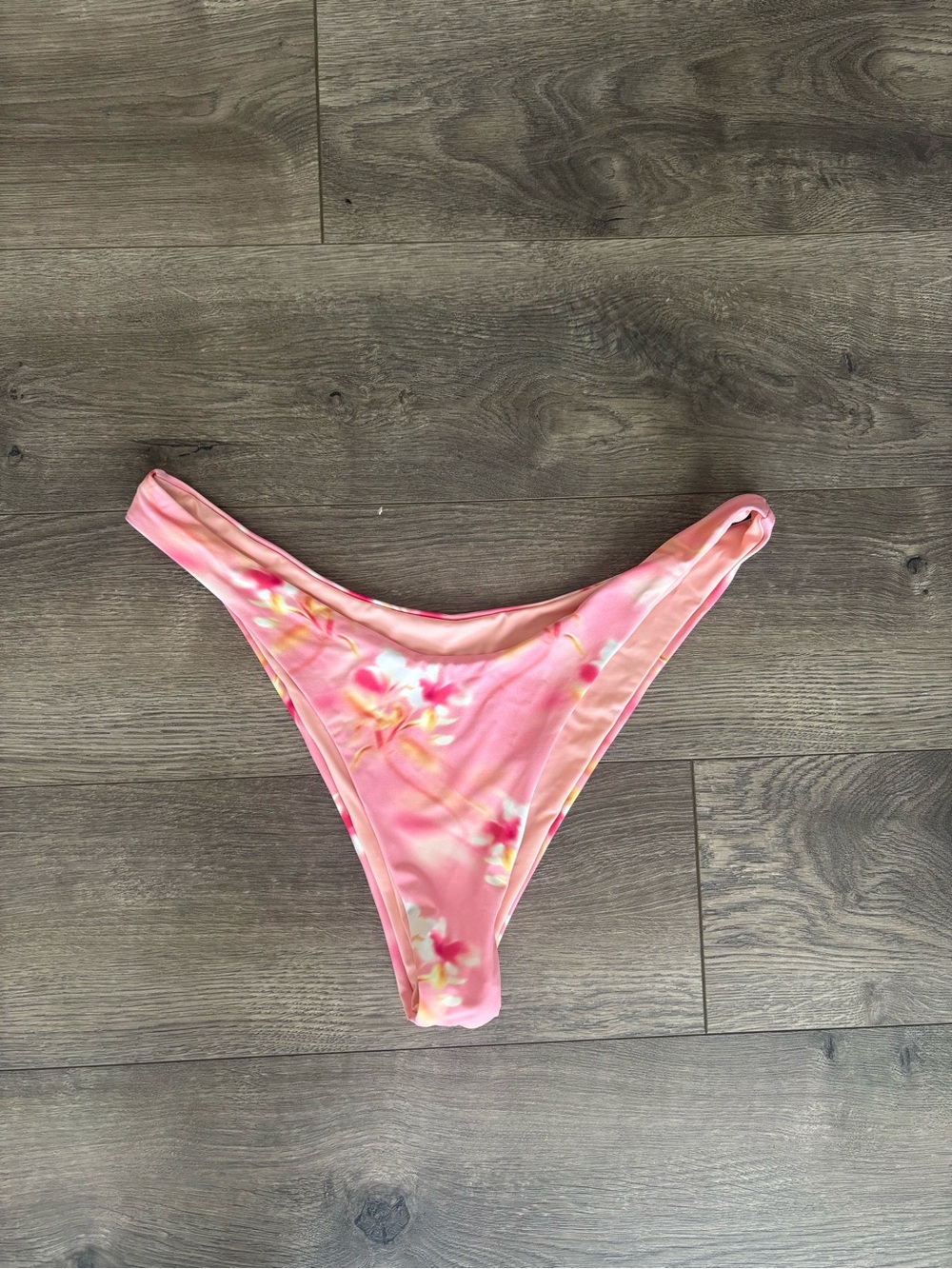 Pink Floral Bikini Bottom